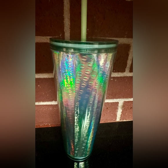 Starbucks Iridescent Green Cold Cup Venti 24oz – Smooth Finish - Picture 4 of 6